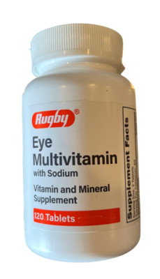 Rugby I-Vite Protect Eye Vitamin Supplement 120 Tablets --