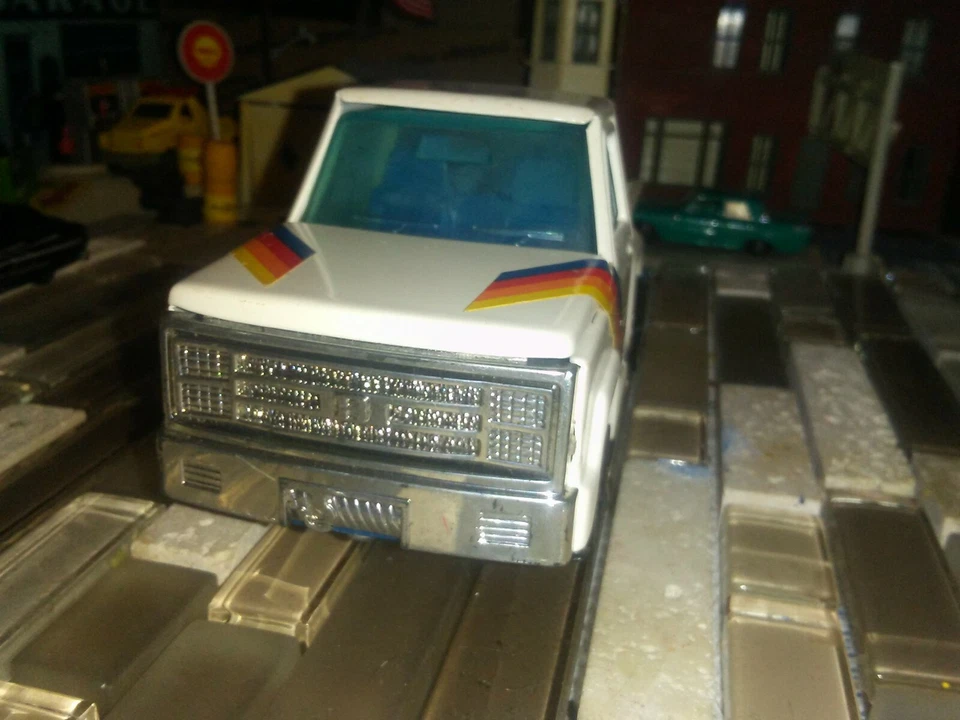 Camioneta pickup Buddy L Step Side de colección de acero prensado, barra antivuelco de 5" L bonitas pegatinas Foto 2 de 4