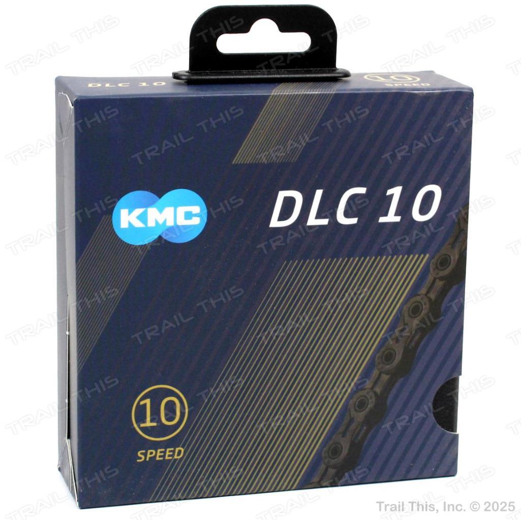 KMC DLC 10 Black 10-Speed Bicycle Chain fits Campagnolo SRAM Shimano