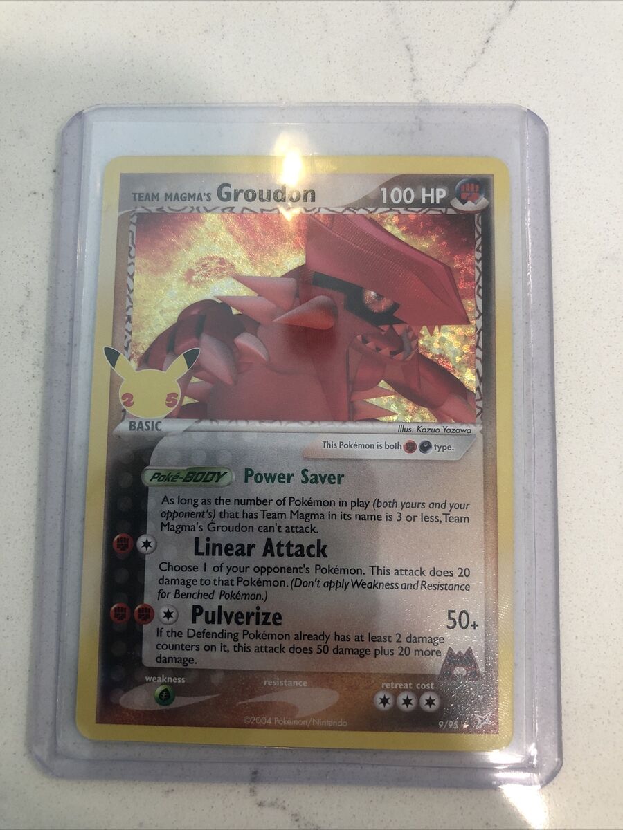 ワールド チャンピオンシップ　2004 グラードン　チームマグマ Team Magma's Groudon - 2004 (Tsuguyoshi Yamato) 9/95 World