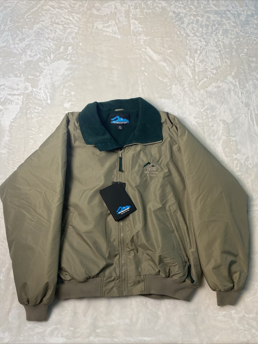 Men's 8800 Mountaineer Full Zip TRI MOUNTAIN Fleece Lined Coat NWT