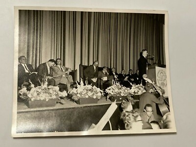 Vtg 1950s Photo of Automotive Tool & Die Joint Apprenticeship Committee Meeting