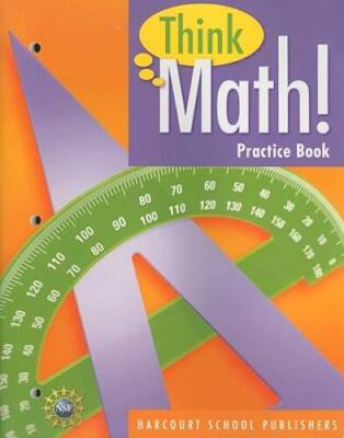 Harcourt School Publishers Think Math: Practice Book Think Math! Grade 5  - GOOD