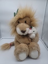 Vtg Commonwealth 16" The Lion And The Lamb 1994 Plush Stuffed Animal Christmas
