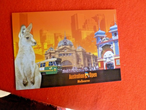 2003 KANGAROO TRAM POSTCARD TENNIS AUS OPEN BY MONDS , FIRST DAY SPECIAL PM - 第 1/2 張圖片
