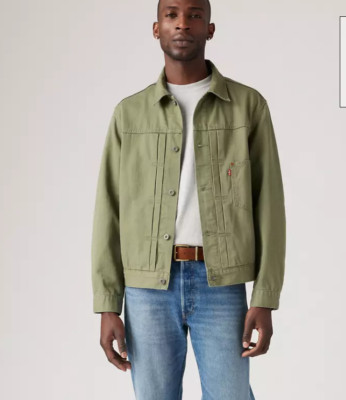 Levi's  Premium Type I TRUCKER, Four Leaf Clover - Green, CHOOSE SIZE