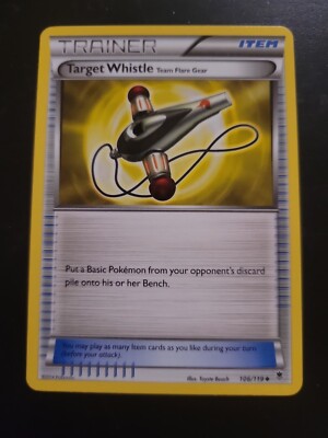 Pokemon TCG Card 2014 XY Phantom Forces - Target Whistle 106/119 | eBay Pokemon TCG Card 2014 XY Phantom Forces - Target Whistle 106/119 | eBay
