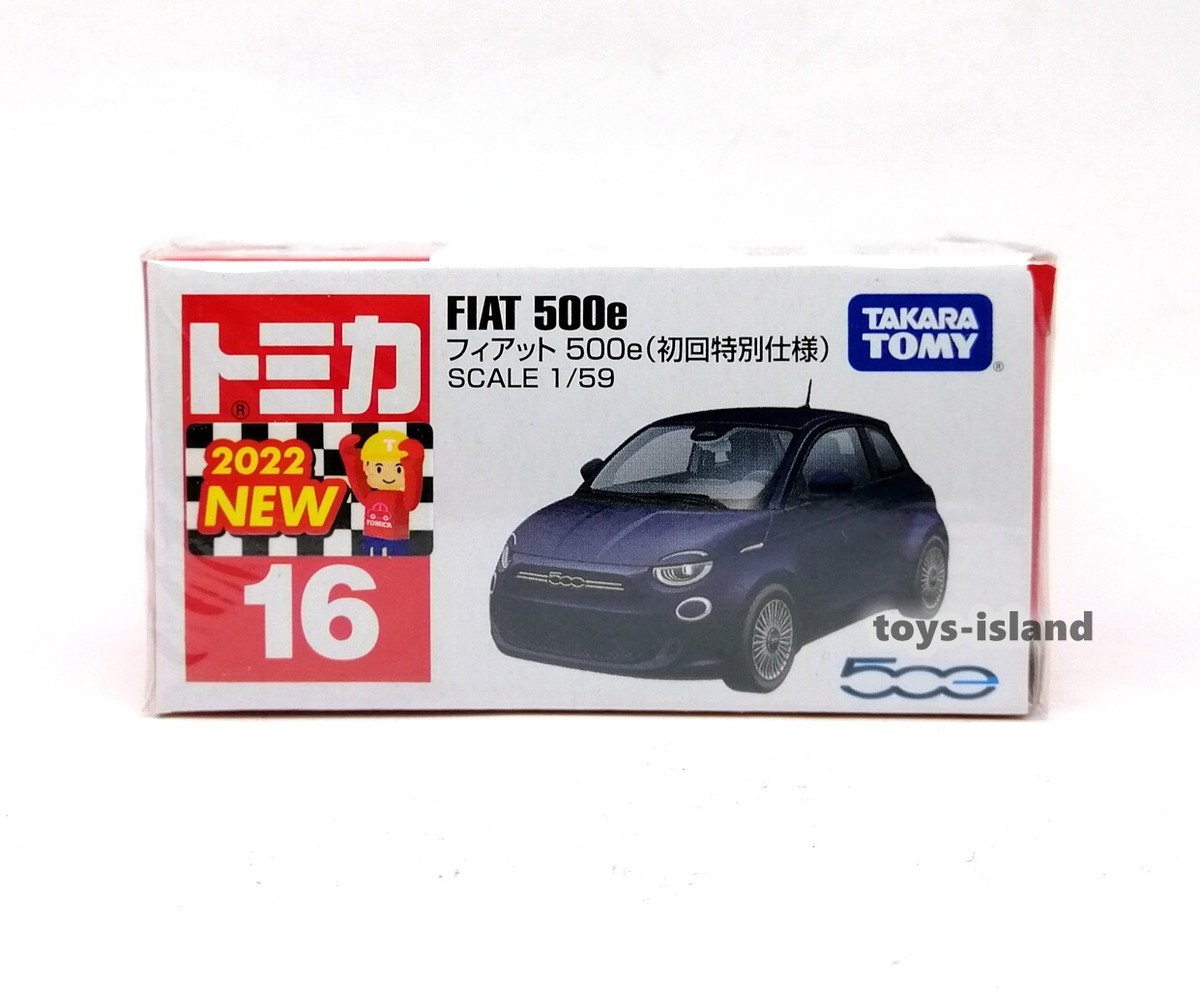 TOMICA 16 Fiat 500e 1/59 TOMY 2022 March NEW MODEL First edition