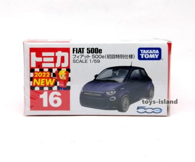 トミカ FIAT 500e 1/59 TOMICA 16 Fiat 500e 1/59 TOMY 2022 March NEW MODEL First edition