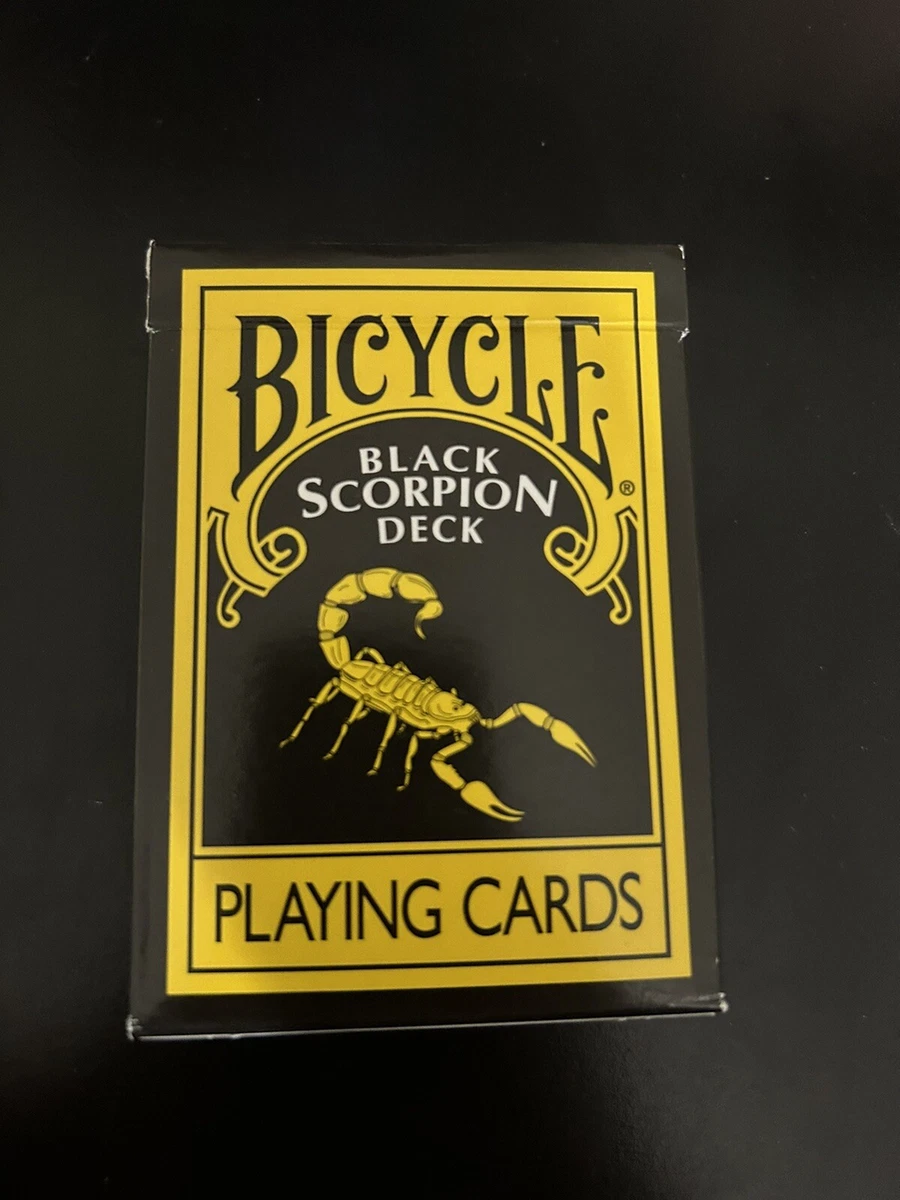 Bicycle Black Scorpion Deck Playing Cards In Great Condition Barely Used