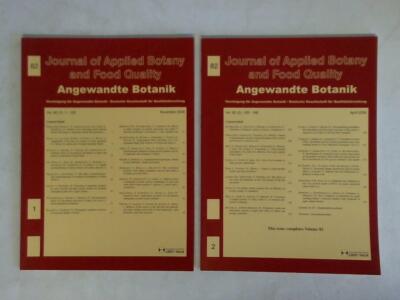 Journal of Applied Botany and Food Quality = Angewandte Botanik, Vol. 82/2008, 1