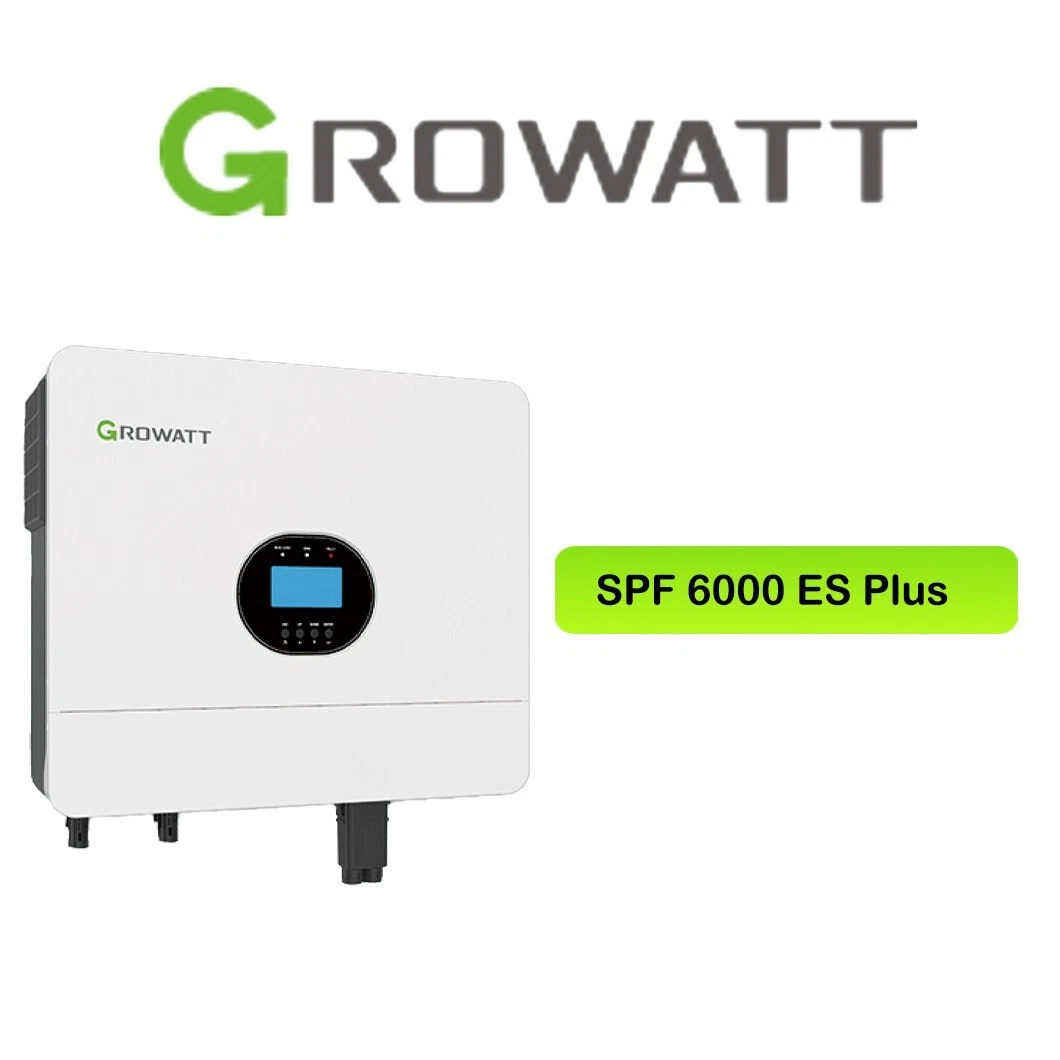 GROWATT Inverter fotovoltaico 48v ibrido SPF6000watt ESPlus WIFI pv max 8000wat