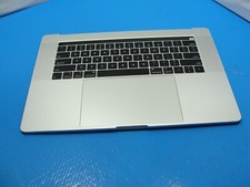 MacBook Pro A1990 2018 MR942LL 15" Top Case Palmrest w/Battery Silver 661-10347