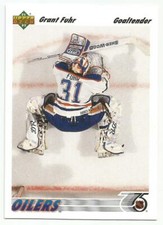 GRANT FUHR 1991-92 UPPER DECK CARD NM-MT CONDITION EDMONTON OILERS