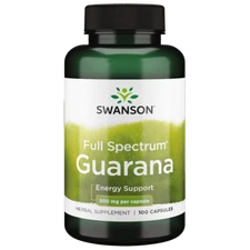 Swanson Full Spectrum Guarana 500 mg 100 Capsules