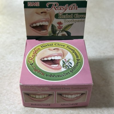 ISME Rasta s Herbal Clove Toothpaste New Sealed Box Expired