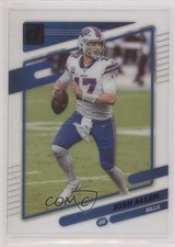 2021 Panini Clearly Donruss Purple Josh Allen #5 n0c
