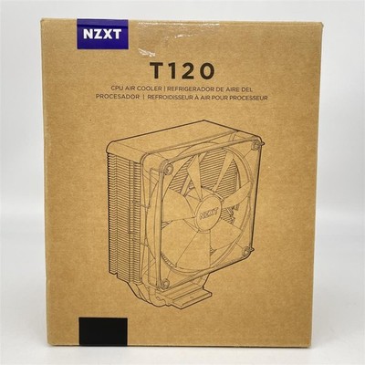 NZXT T120 Air Cooler - RC-TN120-B1 - CPU Luftkühler - 120mm PWM Lüfter - Direktk