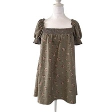 Forever 21 Sage Floral Women's Mini Dress S