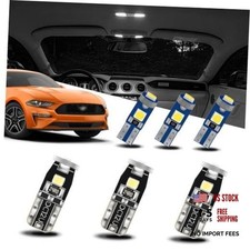 Led Interior Car Lights For Ford-mustang-2015-2021 8 Piece Kit White Led Led Interior Car Lights For Ford-mustang-2015-2021 8 Piece Kit White Led