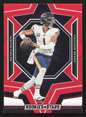 2023 Panini Rookies & Stars Justin Fields Red #18 Card
