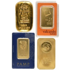 50 Gram Gold Bar (Varied Condition, Any Mint) 5318.51 per troy oz
