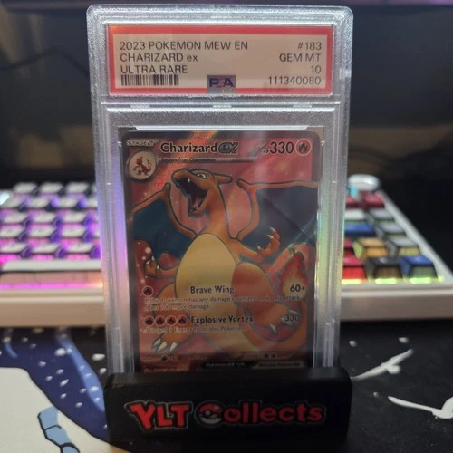 Pokemon PSA 10 Charizard ex 183/165 Scarlet & Violet 151 Holo English