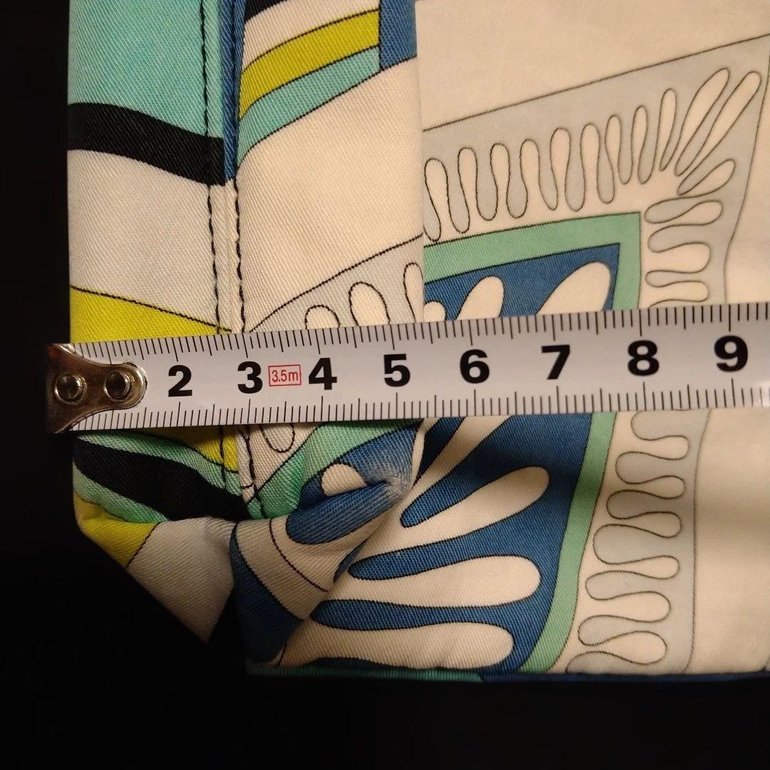 Emilio Pucci All Over Pattern Drawstring Pouch Mu… - image 13