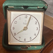 Vintage Junghans Bivox sto&szlig;fester Reisewecker - funktioniert