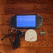 Sony PSP Black Handheld Console w/ 1GB Memory Stick PRO Duo, USB & UMD Disc