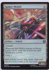 SPIDER-MOBILE 174 UC MARVEL'S SPIDER-MAN MAGIC: THE GATHERING FOIL NEAR MINT