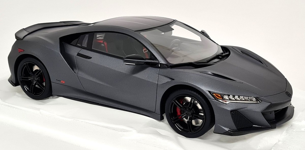 TopSpeed 1/18 Acura NSX Type S 2022 Gotham Grey Matt Resin Model