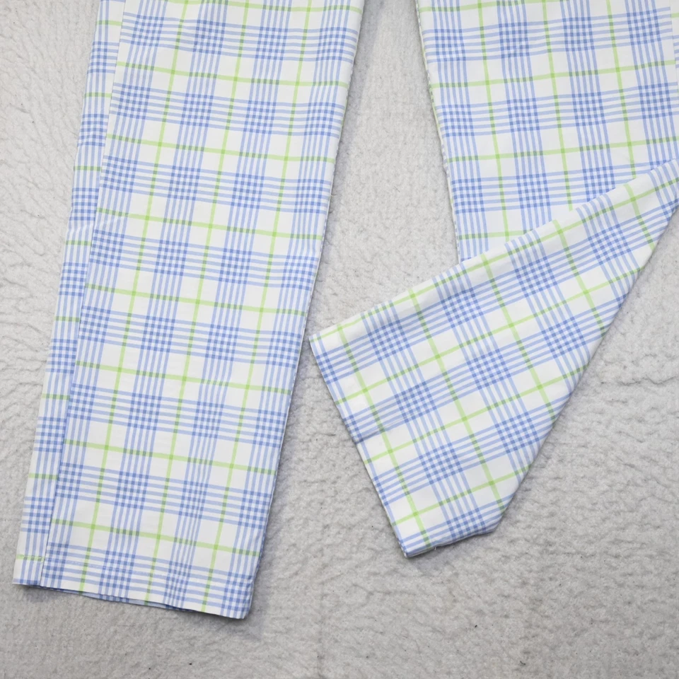 Pantalones de golf IZOD a cuadros rendimiento absorbente frente plano para hombre talla 33 x 32 Foto 3 de 4