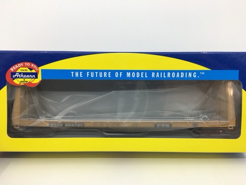 Tren remolque HO Athearn RTR 87726 TTX 60’ mamparo vagón plano TTPX #804791 | Condition: Used