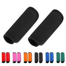 2 Pack Luggage Handle Wraps for Luggage Suitcase Travel Bags Black