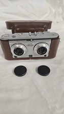 Vintage Iloca Stereo Rapid 3D Camera Steinheil Munchen Cassarit