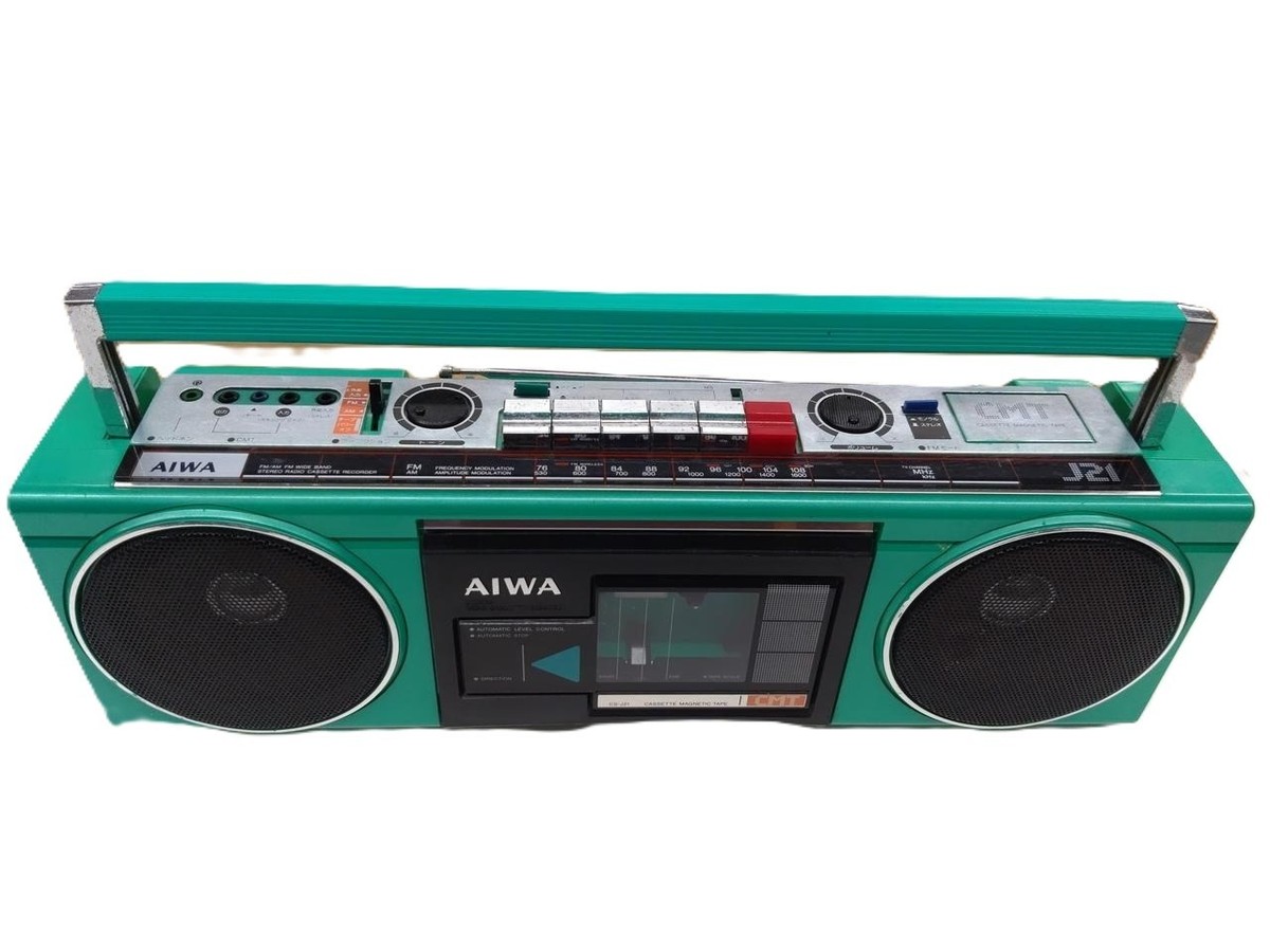 aiwa ラジカセ ポータブル カセットレコーダー AM ワイドFM AIWA TP