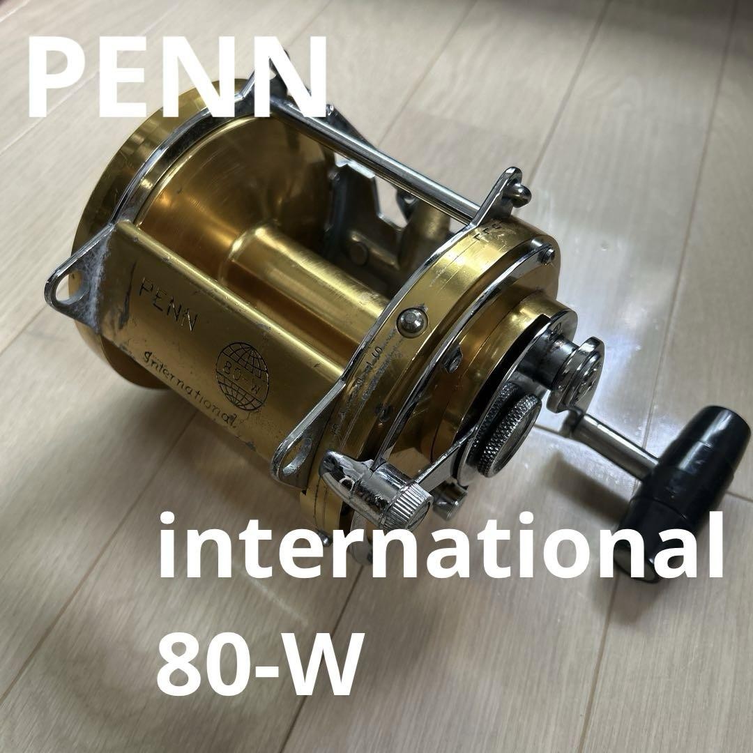 リール PENN International  MODEL80 Penn International 80-W Trolling Reel Gold Aluminum Freshwater