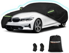 Bigacover Black Waterproof Outdoor Car Cover For Bmw 3 Series M3 2007-2023