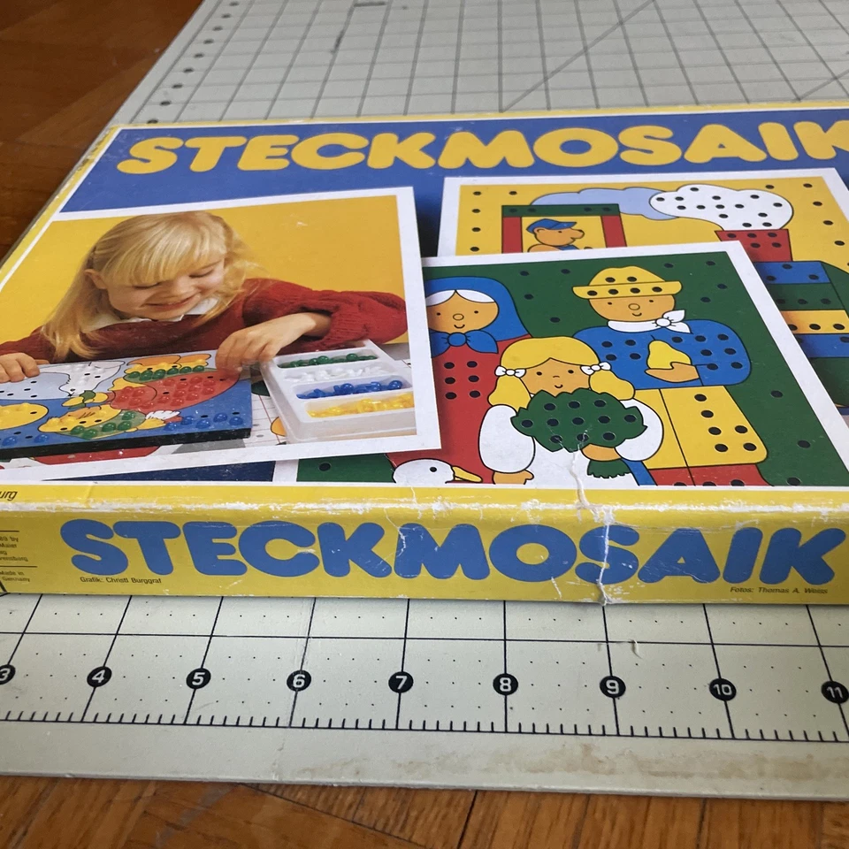 Steckmosaik Vintage Game Made In Germany - Image 2 of 4