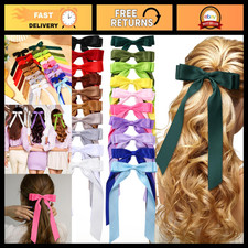 20 Pcs Satin Hair Bows Clips for Women - Stylish Hair Accessories Set