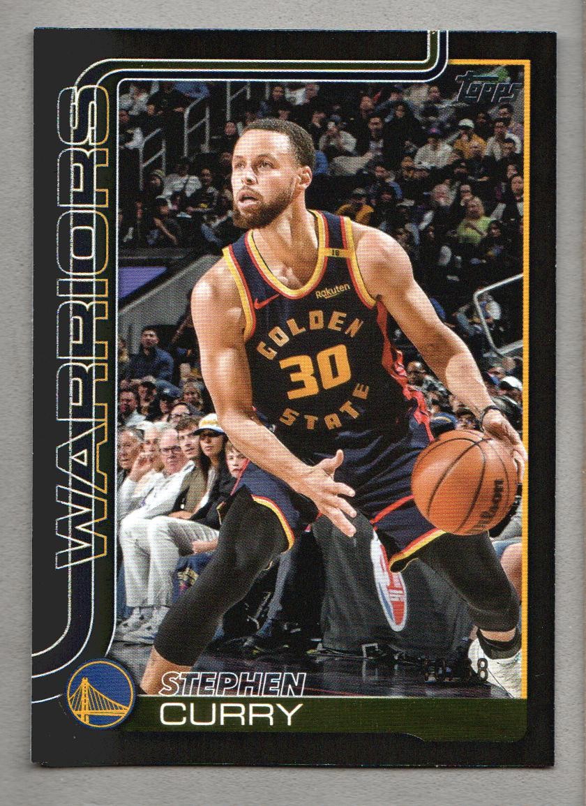 2025-26 Topps Basketball Black #135 Stephen Curry 40/68