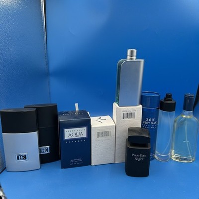 COLOGNE LOT OF 10 All Perry Ellis Portfolio, America, Aqua Extreme, Night, 360