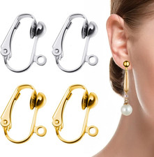 20 Pack Clip-On Earring Converters Hypoallergenic Earring Clip on Backs Parts Co