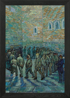 Gerahmtes Wandbild Poster Leinwanddruck Bild Gefangene trainieren