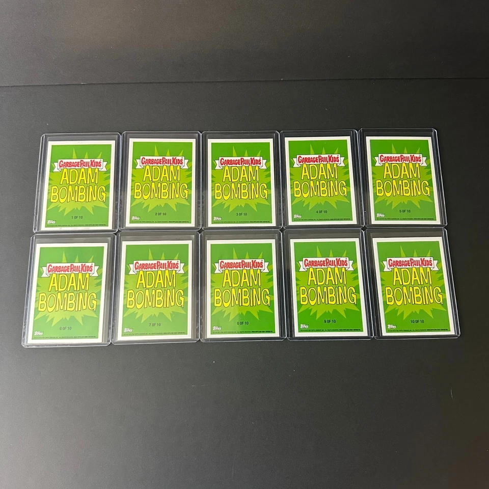 Garbage Pail Kids NUEVA SERIE 3 ADAM BOMBARDEO PLATA PARALELO 10 CARTAS Foto 2 de 3