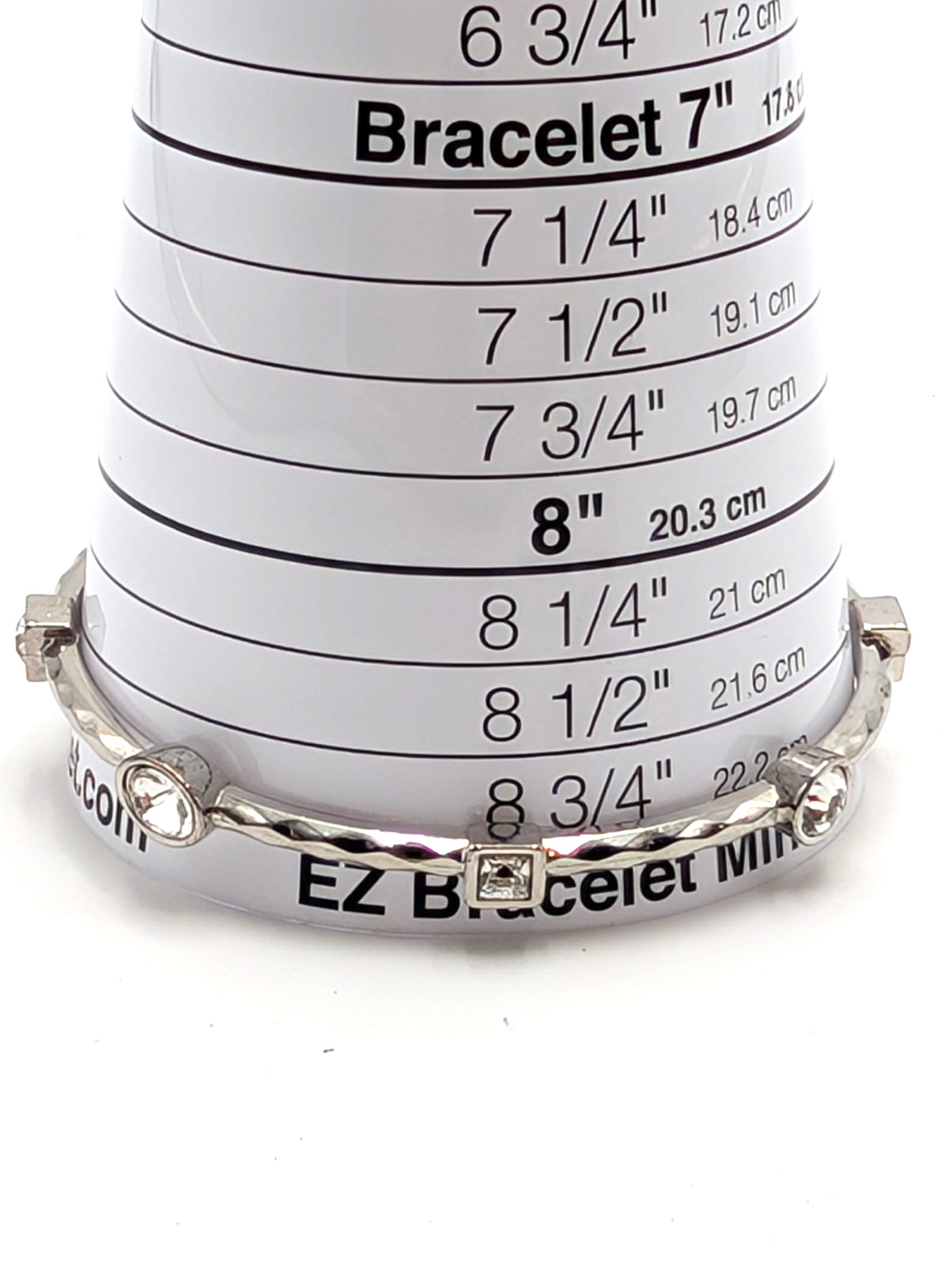 Flower Shaped Silver Tone Statement Necklace with… - image 20