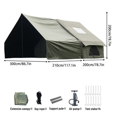PAKICETUS Inflatable Skylight Tent, Quick Setup with Pump