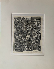COMPOSITION ABSTRAITE 1950 DE L'ABBE MOREL (113)