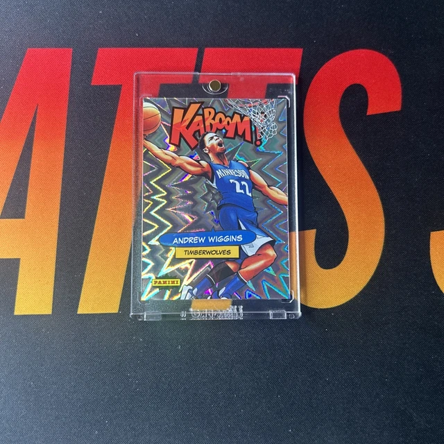 2015 Panini Excalibur Andrew Wiggins Kaboom Case Hit RARE Minnesota Timberwolves